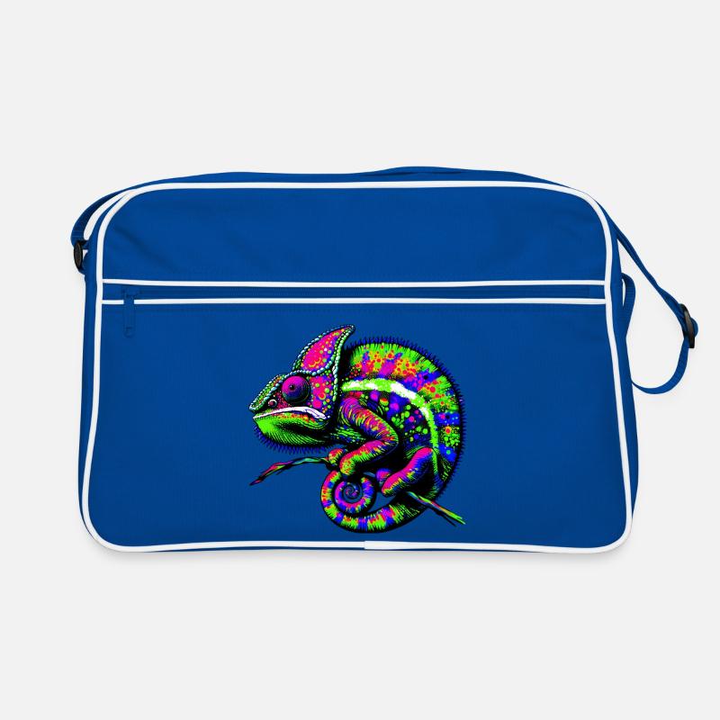 Chamäleon Retro Tasche