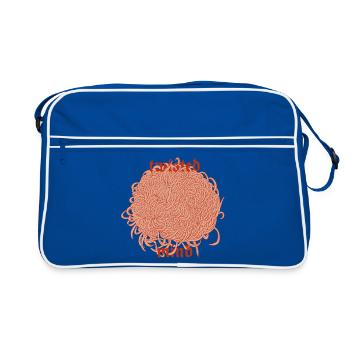 Twisted Mind – Chaos & Aesthetic - Retro Bag - blue/white - Front