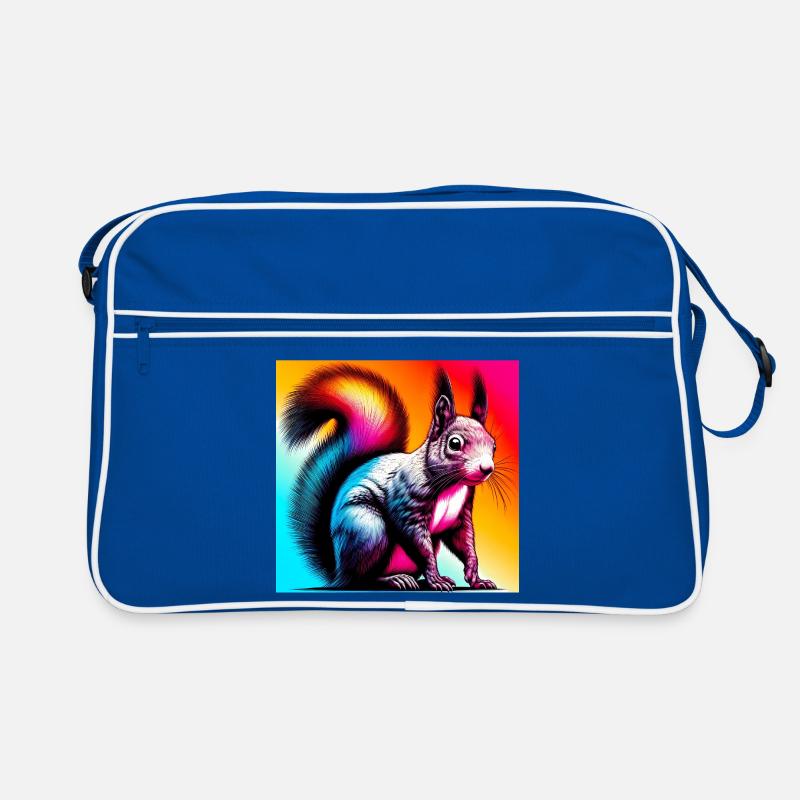 Eichhörnchen Retro Tasche