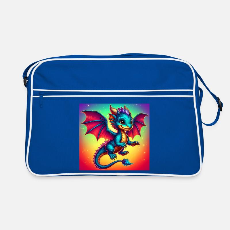 Drache Retro Tasche