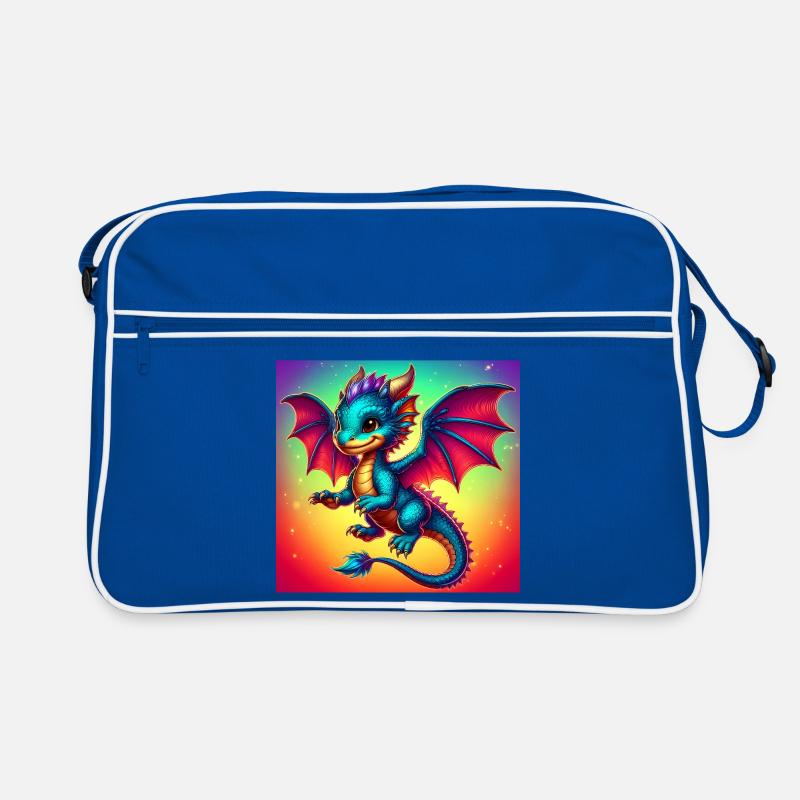 Drache Retro Tasche