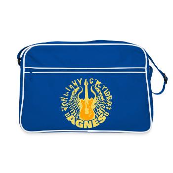 Agnes - Retro Bag - blue/white - Front