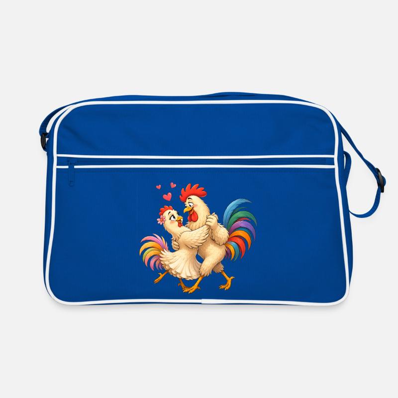dances with chicken Retro Bag