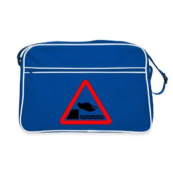 Pas de guerre ! - Sac Retro - bleu/blanc - Devant