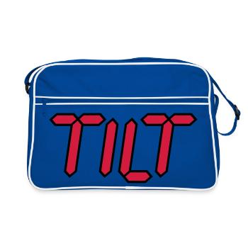 Tilt | durch drehen | durchgeknallt - Sac Retro - bleu/blanc - Devant