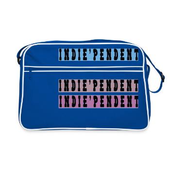 indépendant - Sac Retro - bleu/blanc - Devant