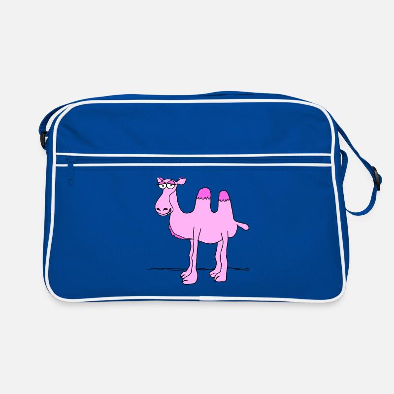 Pinkes Kamel Retro Tasche
