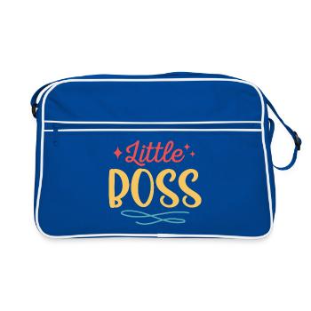 Petit patron Les enfants de patrons sont les patrons - Sac Retro - bleu/blanc - Devant