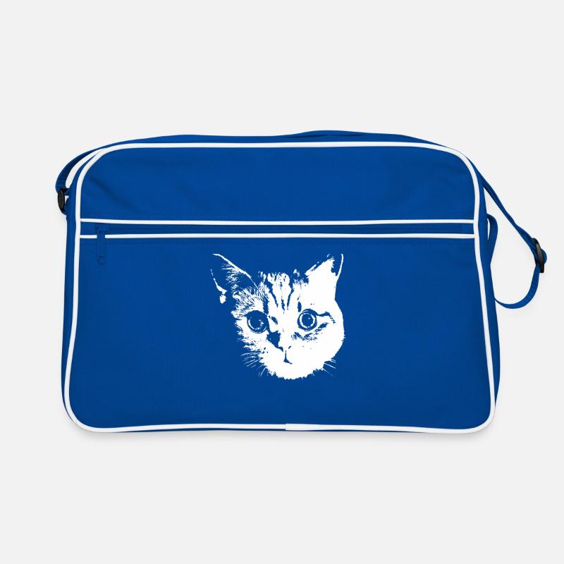 Katze, Katzen Retro Tasche