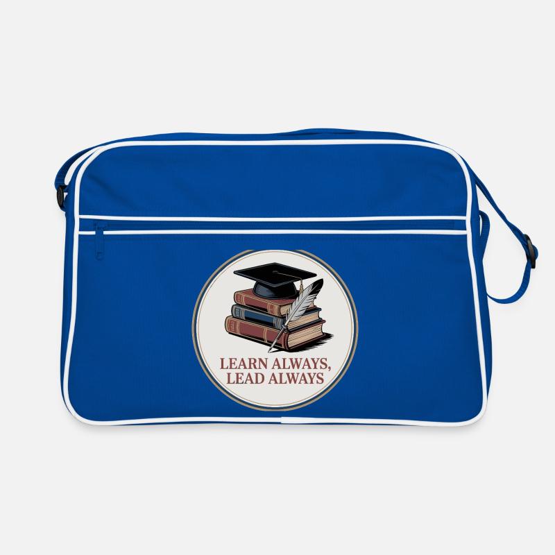 Learn Always, Lead Always Retro Tasche