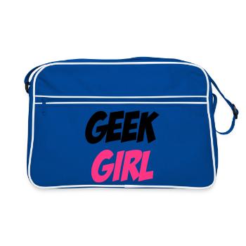 Geek Girl - Sac Retro - bleu/blanc - Devant