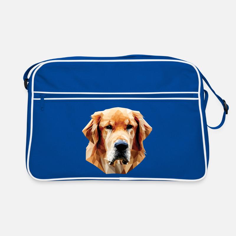 Labrabor Hund Polygon Retro Tasche