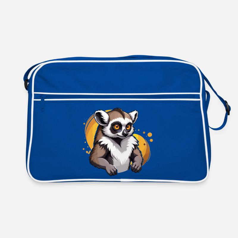 Starker Lemur Retro Tasche
