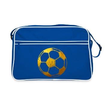 Football - Or - Sac Retro - bleu/blanc - Devant
