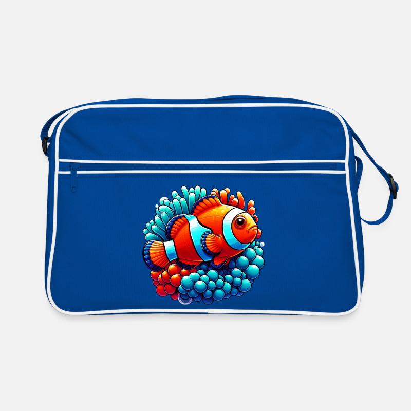 Clownfische Retro Tasche