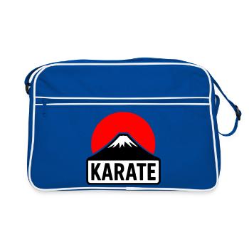 Fuji-San - Sac Retro - bleu/blanc - Devant