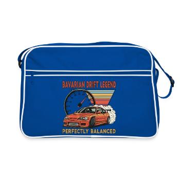 Bavarian Drift Legend - Retro Bag - blue/white - Front
