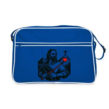 Legendary figure of Switzerland - Retro Bag - blue/white - Front