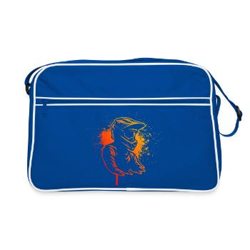 Motocross Vibes for Motocross - Retro Bag - blue/white - Front