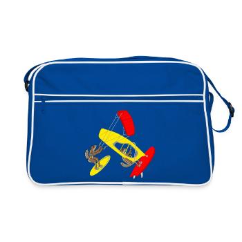 Atlashörnchen Surfen, Kitesurfen, Windsurfen - Retro Bag - blue/white - Front