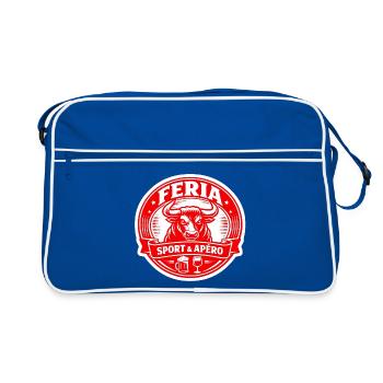 Feria Taureau Sport Apéro - Retro Bag - blue/white - Front