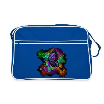 Papillon tacheté - Sac Retro - bleu/blanc - Devant