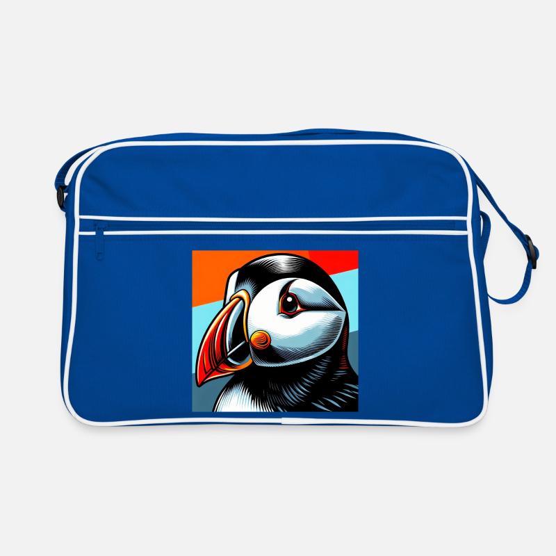 Papageitaucher Retro Tasche