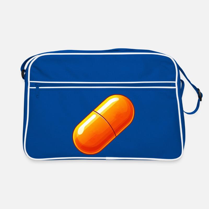 Expansion de la conscience de la pilule orange Bitcoin Sac Retro