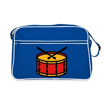 Stadium Drum Ultras Icon - Retro Bag - blue/white - Front