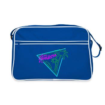 San Junipero Miata - Retro Tasche - Blau/Weiß - Vorne