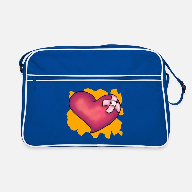 Patched Heart Retro Bag