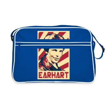 Amelia Earhart - Sac Retro - bleu/blanc - Devant