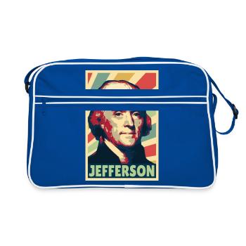 Thomas Jefferson Colors Vintage - Sac Retro - bleu/blanc - Devant
