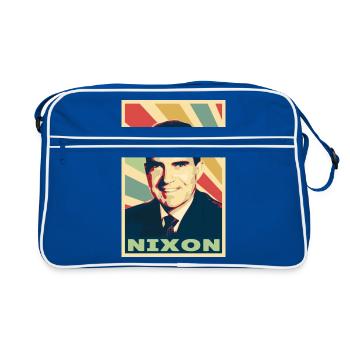 Richard Nixon Colors Vintage - Sac Retro - bleu/blanc - Devant