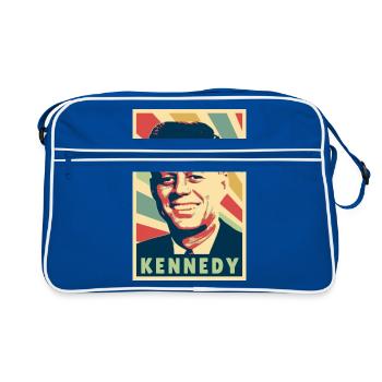 John F Kennedy Vintage Colores - Sac Retro - bleu/blanc - Devant