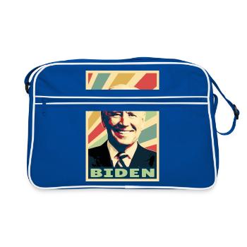 Joe Biden Vintage Colores - Sac Retro - bleu/blanc - Devant