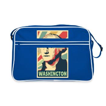 Colores vintage de George Washington - Sac Retro - bleu/blanc - Devant
