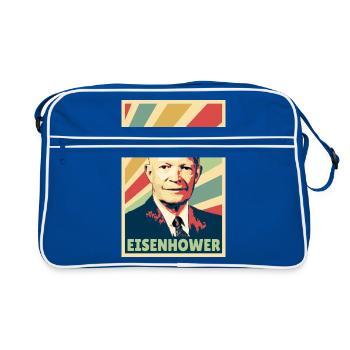 Dwight D. Eisenhower Colores vintage - Sac Retro - bleu/blanc - Devant