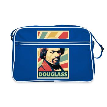 Frederick Douglass Vintage Colors - Sac Retro - bleu/blanc - Devant