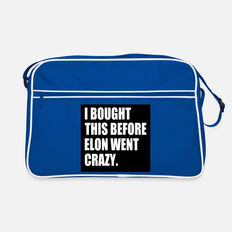 i bought this before elon went crazy Retro Tasche