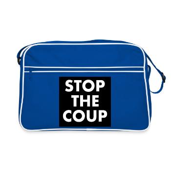 stop the coup - Sac Retro - bleu/blanc - Devant
