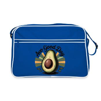 Avo Good Day - Retro Bag - blue/white - Front
