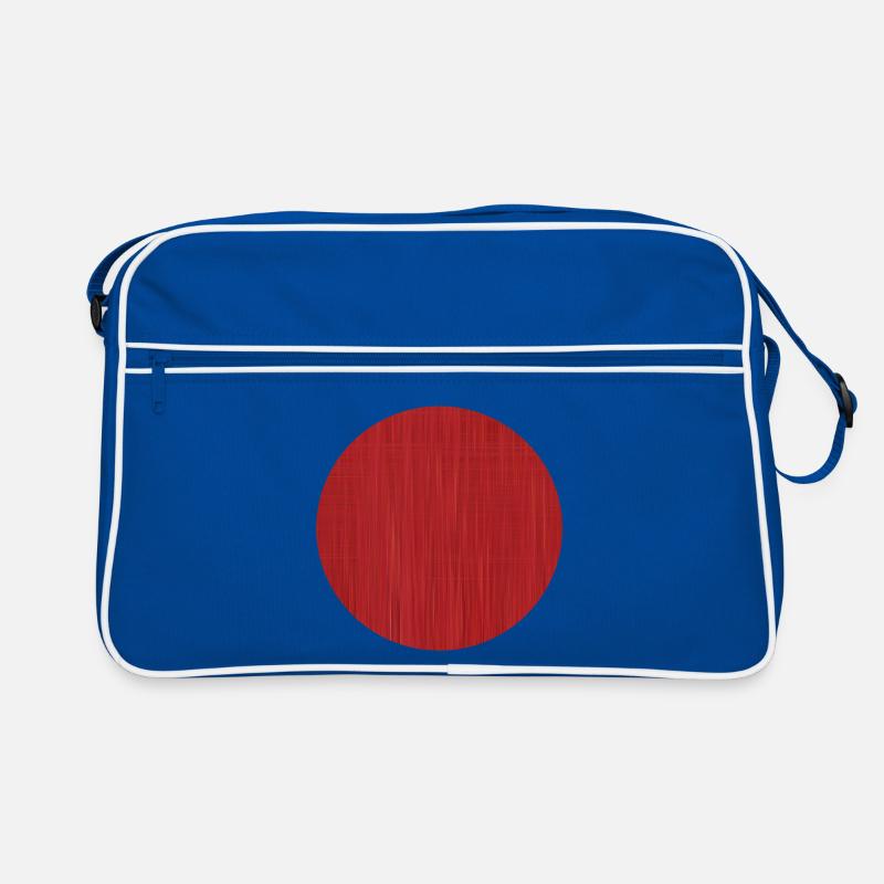 Red Circle Retro Tasche