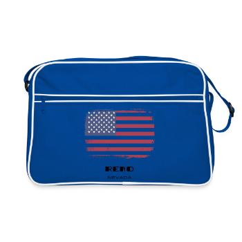 Nevada, États-Unis - Sac Retro - bleu/blanc - Devant