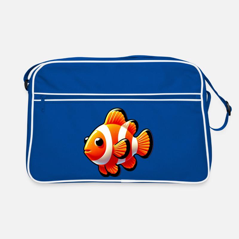 Clownfisch Retro Tasche