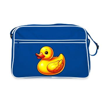 Duckling Duck Duck Duck - Retro Bag - blue/white - Front