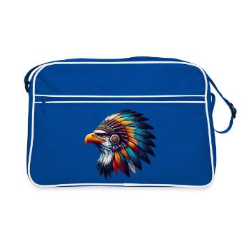 American Indian Eagle American Red Skins - Retro Bag - blue/white - Front