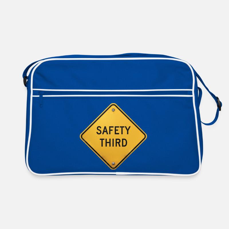 Safety Third Road Sign Safety Third Retro Bag