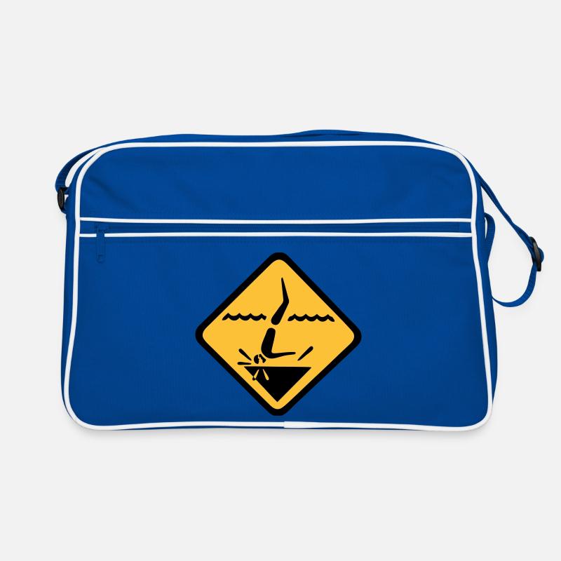 Graphique de signe de plongée Sac Retro