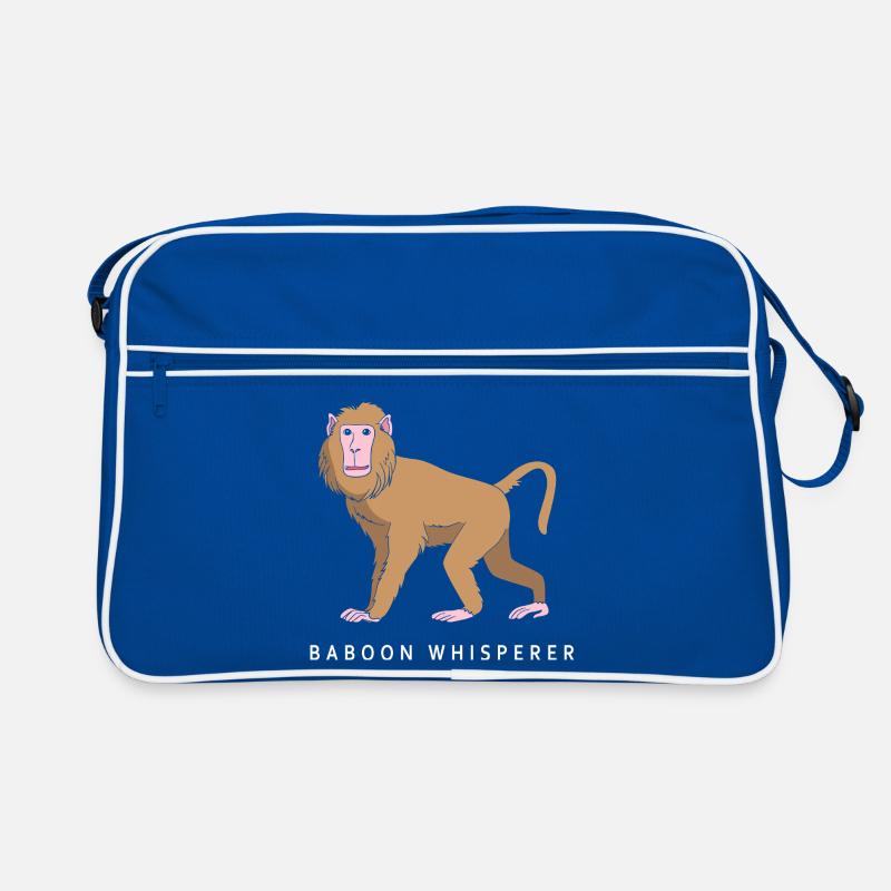 Babouin Babouin Primate Singe Singe Sac Retro